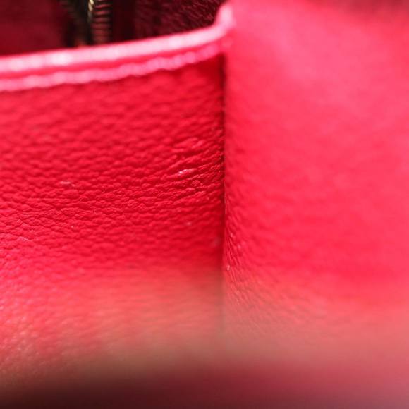 LOUIS VUITTON Vernis Rayure Pochette Cosmetic Pomme D'amour M91721 LV Auth 70046 - Picture 12 of 16